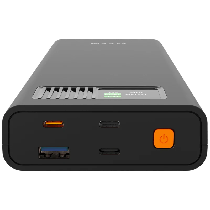 EFM 27,000mAh Laptop Power Bank - Black
