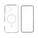 EFM Zurich MagSafe + Screen Protector Bundle suits iPhone 16 Plus - Clear