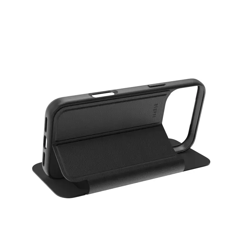 EFM Venice Wallet Case suits iPhone 17 Pro Max - Black