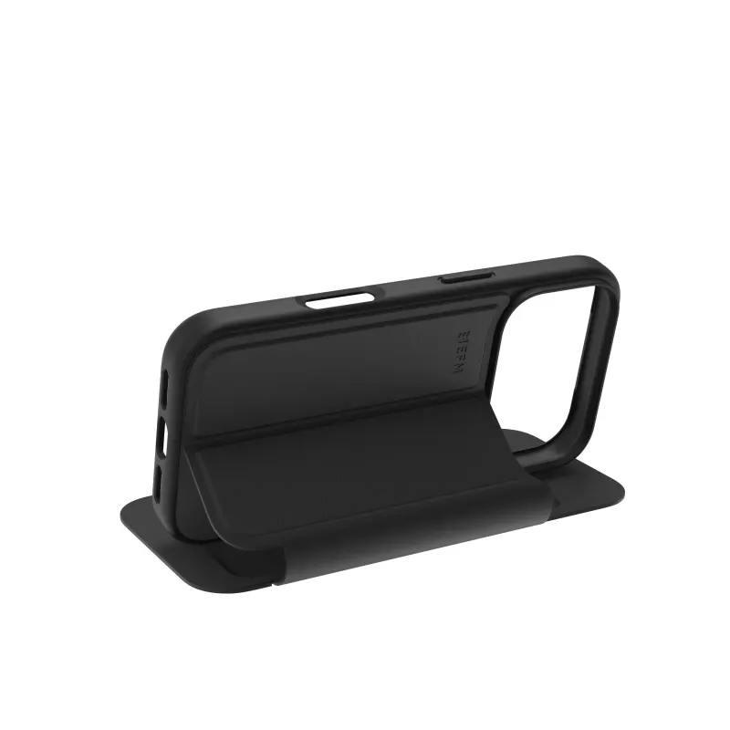 EFM Venice Wallet Case suits iPhone 17 Pro - Black