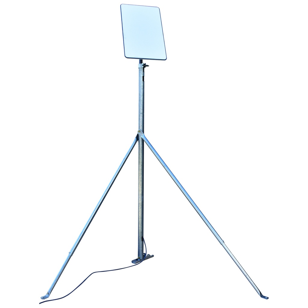 Matchmaster Metal Roof Mount with 1.5m Mast for ISP (Internet) Satellite Dishes