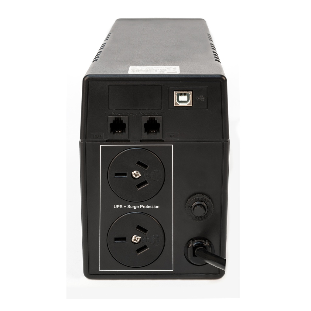 PowerShield Defender 650VA/390W Line Interactive UPS w/AVR