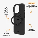 EFM Alta Case with D3O Bio suits iPhone 16 Pro Max - Black