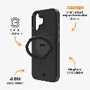 EFM Alta Case with D3O Bio suits iPhone 16 Plus - Black
