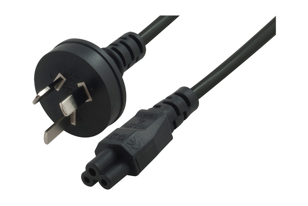 Comsol 3 Pin Power Cable AUS (M) - C5 (F) (Clover Leaf) 2m