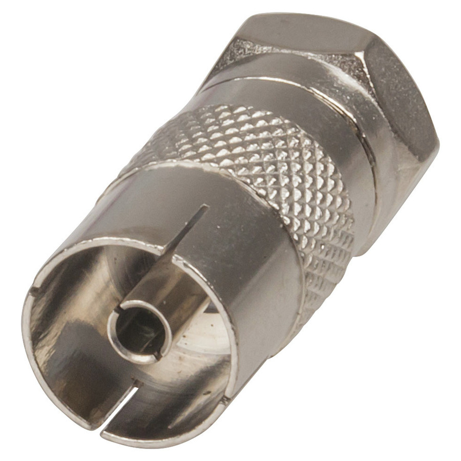 F Type Plug to PAL Socket