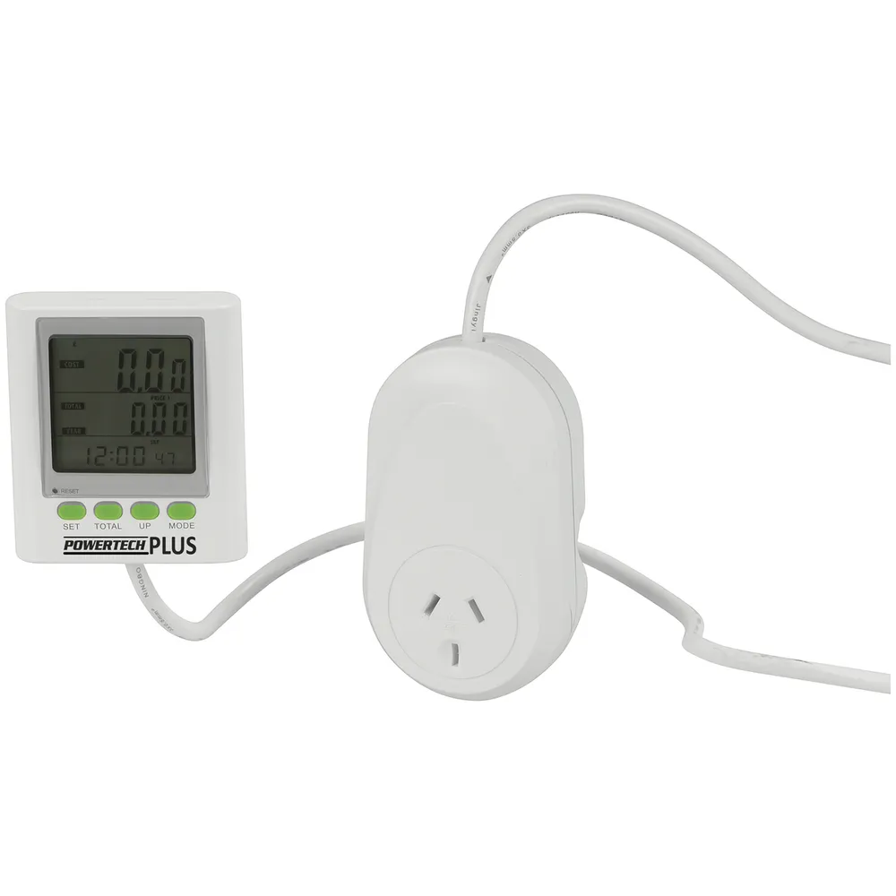 Mains Power Meter w/extendable LCD Display