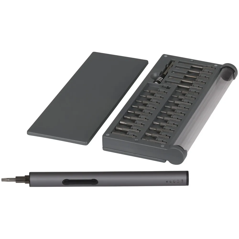 Rechargeable Screwdriver w/Bits and Case