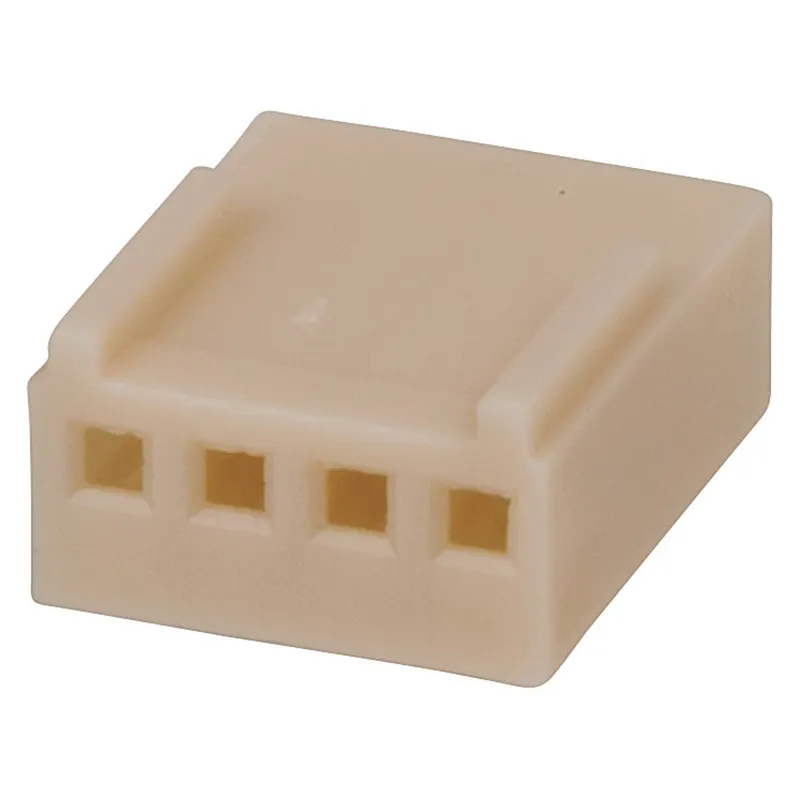 4 Pin 0.1in Header with Crimp Pins - 2.54mm Pitch 