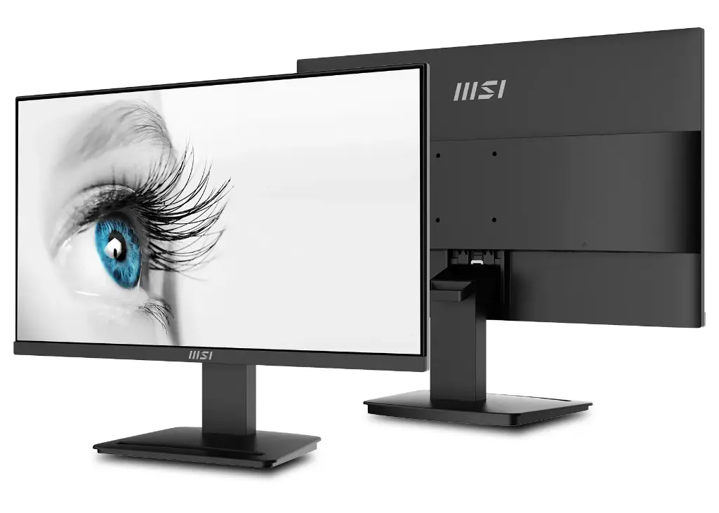 MSI 23.8" FHD VA 100Hz Monitor (DP, VGA & HDMI) - Black