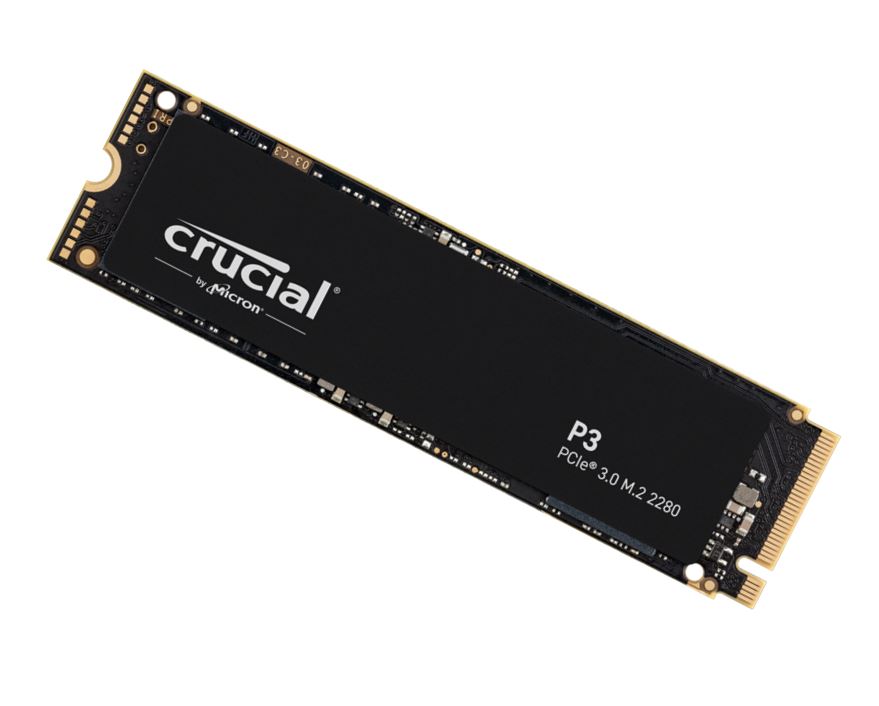 Crucial P3 500GB Gen3 NVMe SSD M.2 PCIe3