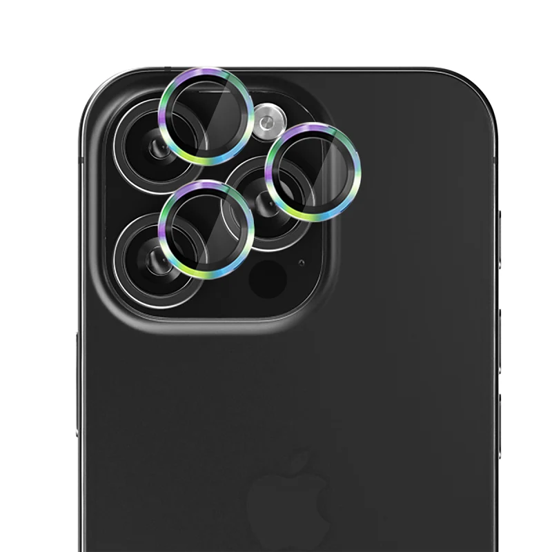 EFM Camera Lens Armour suits iPhone 16 Pro/16 Pro Max - Rainbow