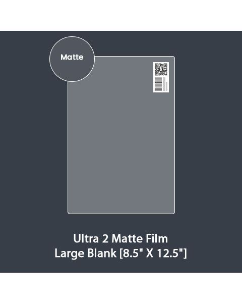 ProtectionPro Ultra Matte Film, Large Blank [8.5' X 12.5']