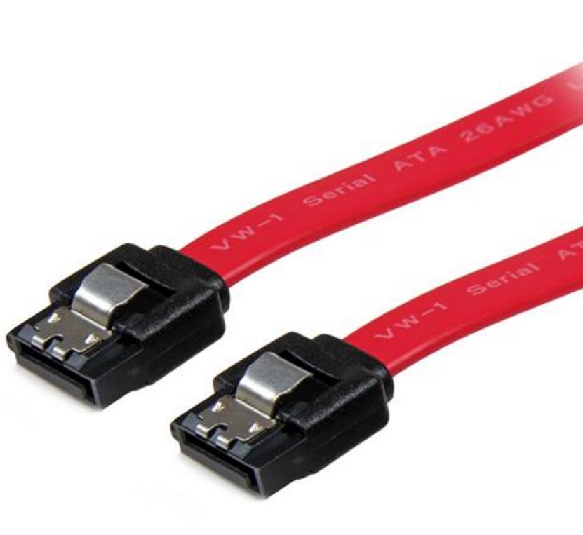 Astrotek SATA 3.0 Data Cable 30cm 7 pins Straight to 7 pins Straight w/Latch - Red