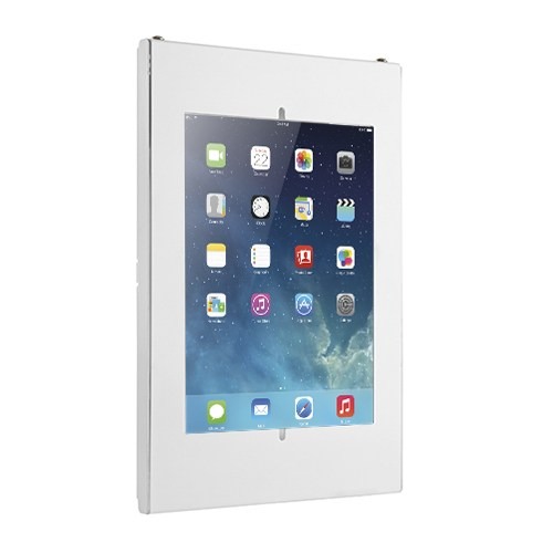Brateck Anti-Theft Tablet Wall Mount Enclosure for 9.7”/10.2” iPad, 10.5” iPad Air/iPad Pro, 10.1" Samsung Galaxy Tab - White