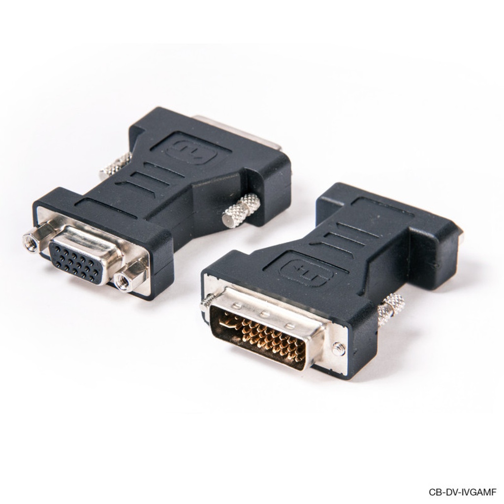 Connect DVI-I Male to VGA Female Adapter