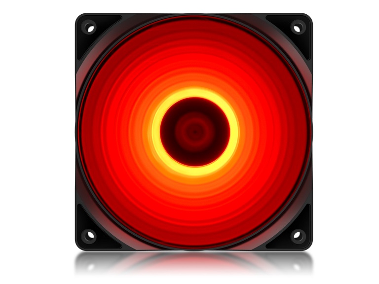 Deepcool RF120R High Brightness Case Fan w/Built-in Red LED