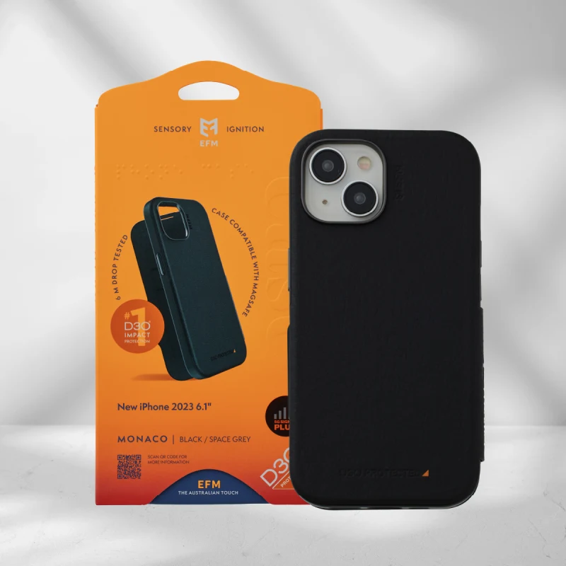 EFM Monaco Wallet Case suits iPhone 15