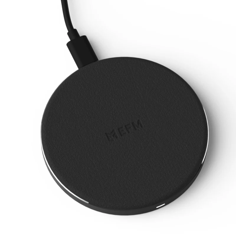 EFM 15W ELeather Wireless Charger Pad w/20W Wall Charger