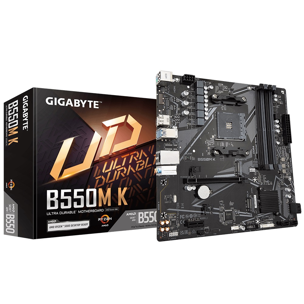 Gigabyte B550MK AMD AM4 M-ATX Motherboard