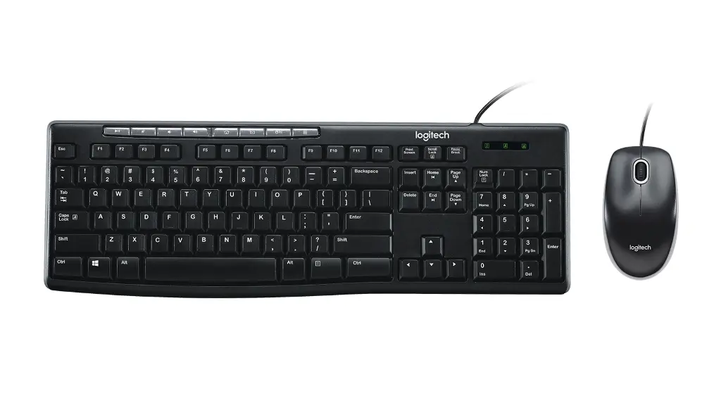 Logitech MK200 USB Wired Keyboard & Mouse Combo