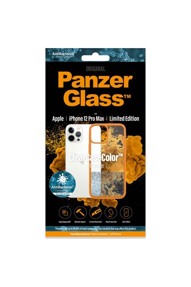 PanzerGlass™ ClearCaseColor™ suits iPhone 12 Pro Max - Orange