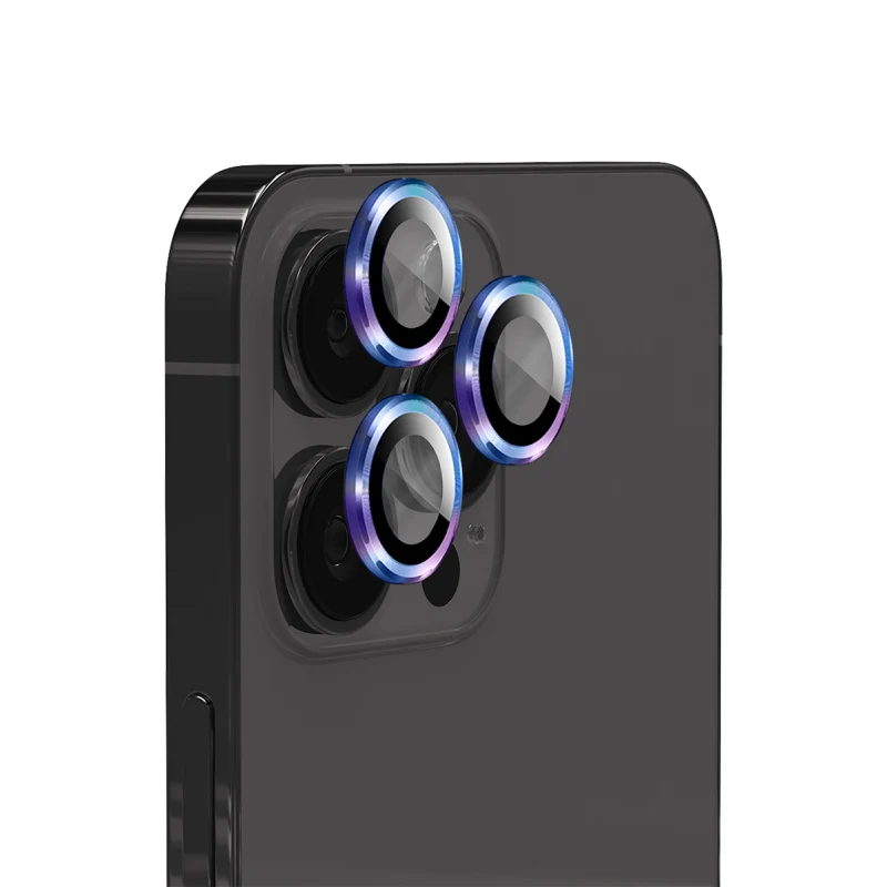 EFM Camera Lens Armour suits iPhone 15 Pro/15 Pro Max - Rainbow Nirvana