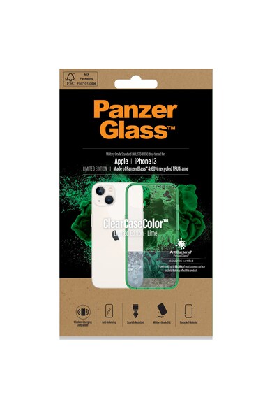 PanzerGlass™ ClearCaseColor™ suits iPhone 13 - Lime