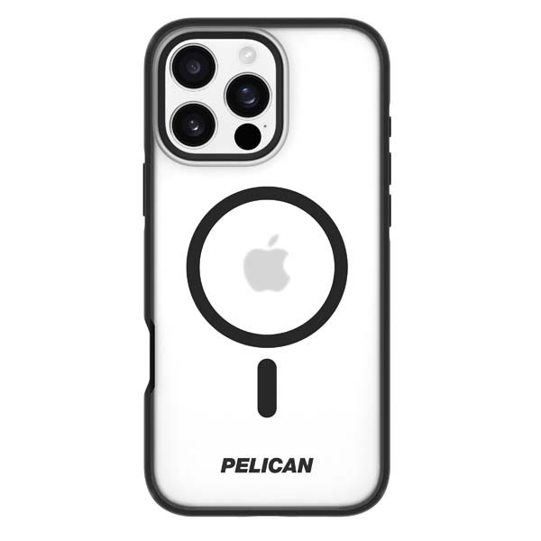Pelican Ranger Mag Safe Case suits iPhone 16 Pro Max - Clear/Black Frosted