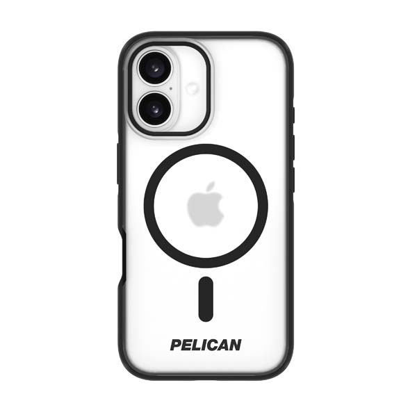 Pelican Ranger Mag Safe Case suits iPhone 16 - Clear/Black Frosted
