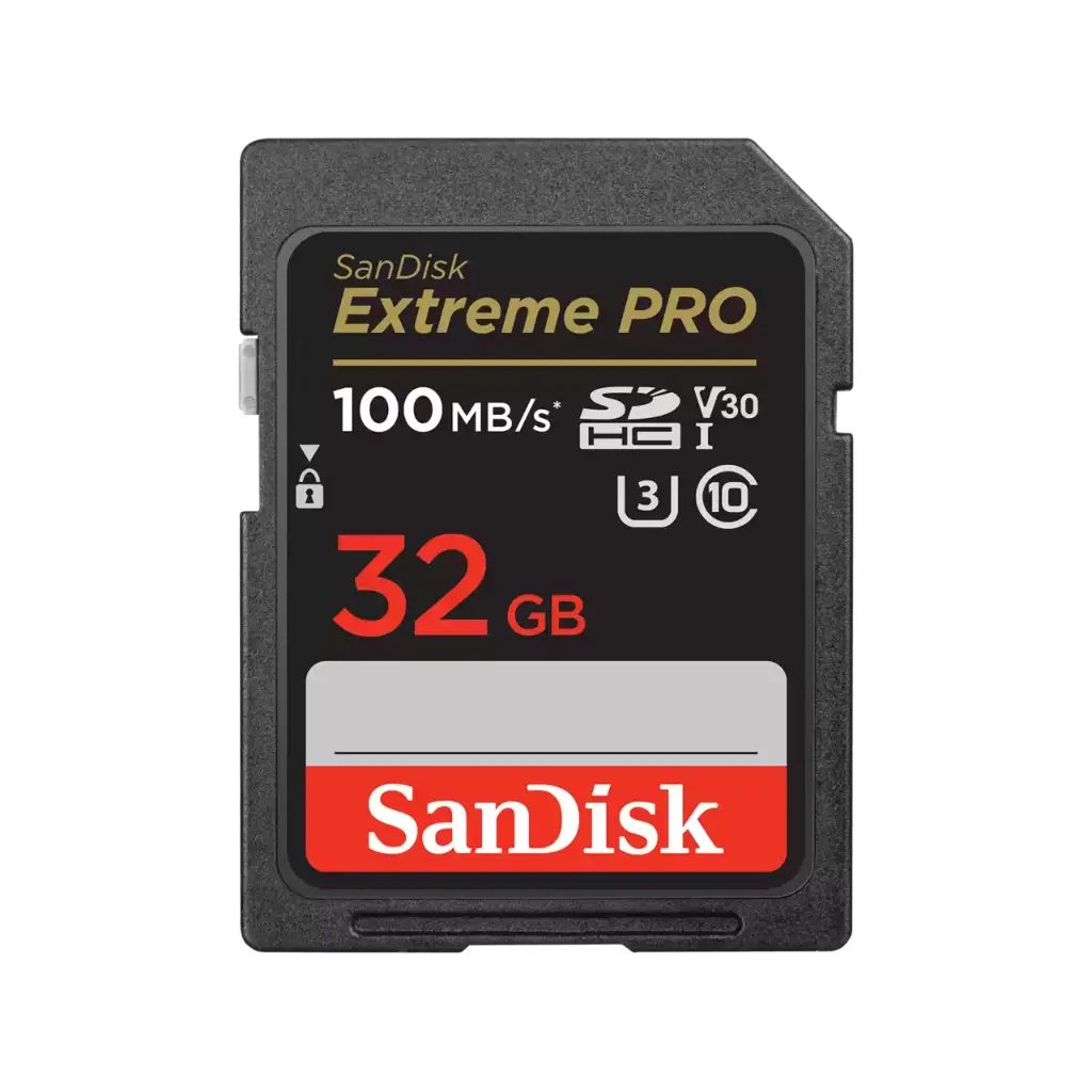 SanDisk 32GB Extreme Pro SDHC Memory Card