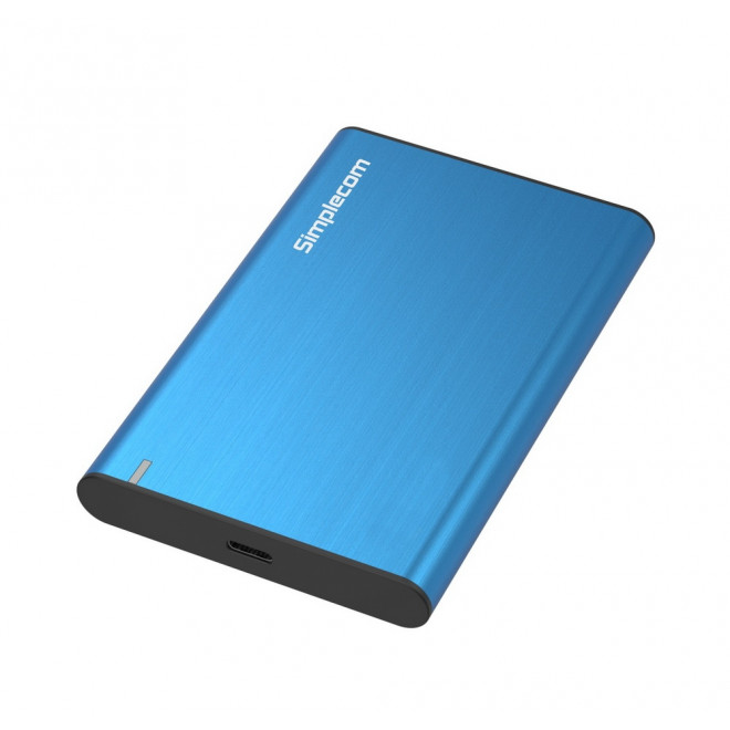 Simplecom Aluminium 2.5'' SATA to USB 3.1 Enclosure - Blue
