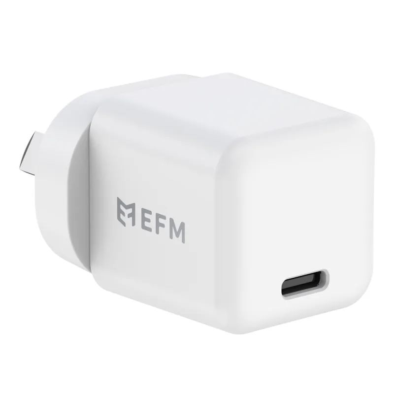 EFM ECO 20W USB-C Wall Charger - White