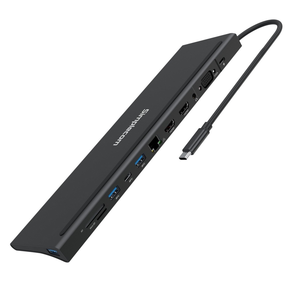 Simplecom USB-C 12-in-1 Multiport Docking Station