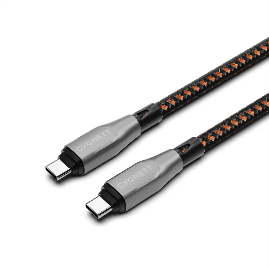 Cygnett Armoured Pro 1m USB-C to USB-C Cable (USB 4.0)