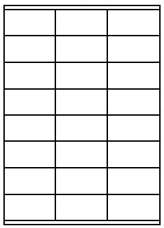 White 24 Up A4 Labels 100 Sheets (24 Labels Per Page)