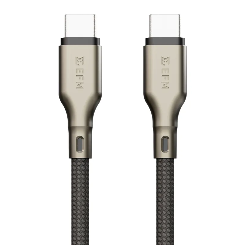 EFM USB-C to USB-C Pro Power and Data 2M Cable - Black