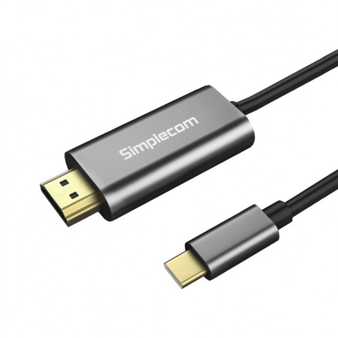 Simplecom USB-C Type C to HDMI Cable 1.8m