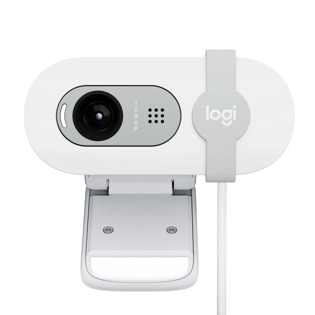 Logitech Brio 100 Full HD Webcam - Off White 