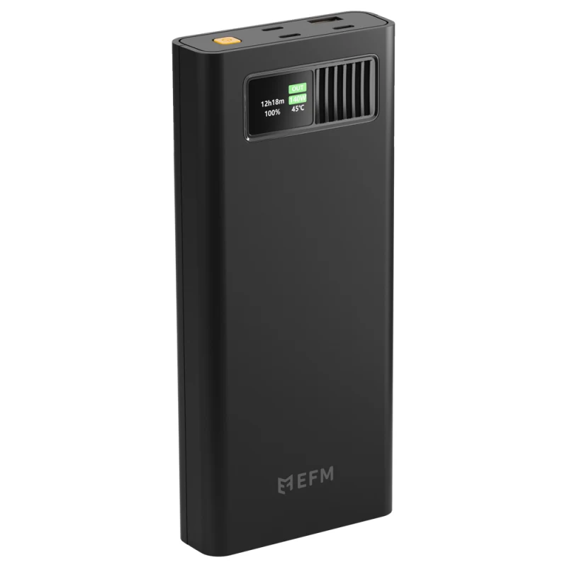 EFM 27,000mAh Laptop Power Bank - Black