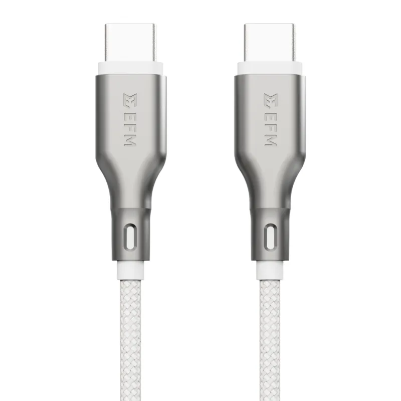 EFM USB-C to USB-C Essential Power Cable 1M - White