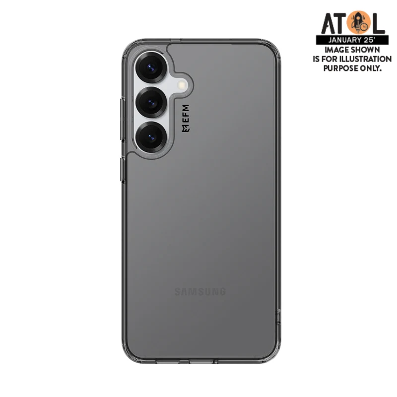 EFM Zurich Case Armour suits Samsung Galaxy S25 - Smoke Black