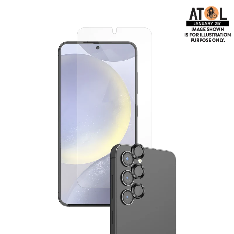 EFM 2-in-1 Screen & Camera Lens Armour Bundle suits Samsung Galaxy S25+
