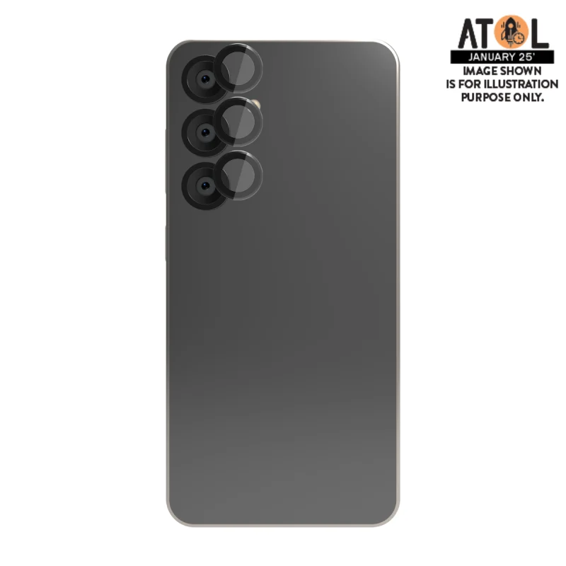 EFM Camera Lens Armour suits Samsung Galaxy S25+ - Carbon
