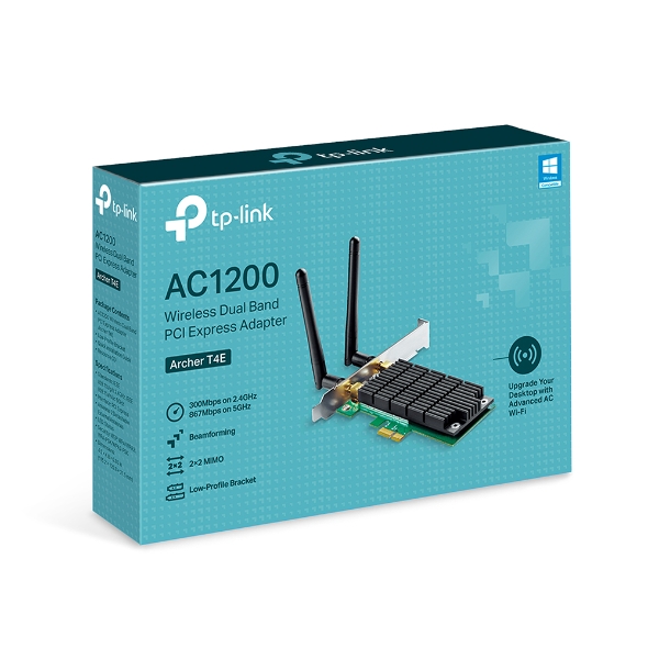TP-Link Archer T4E AC1200 Wireless Dual Band PCIe Adapter