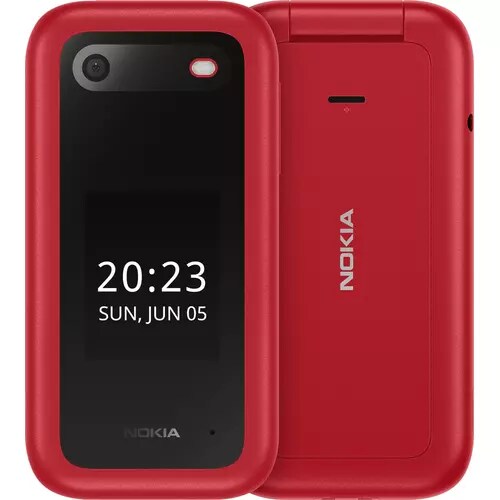 Nokia 2660 4G Flip Phone (Unlocked) - Red