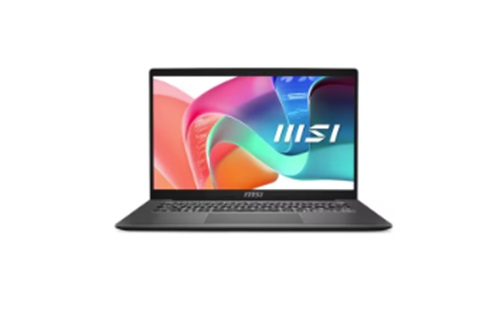 MSI Modern 14" FHD, i5-1335U, 16GB DDR4 RAM, 512GB NVMe SSD, Windows 11 Home, 1 Yr Wty - Platinum Gray