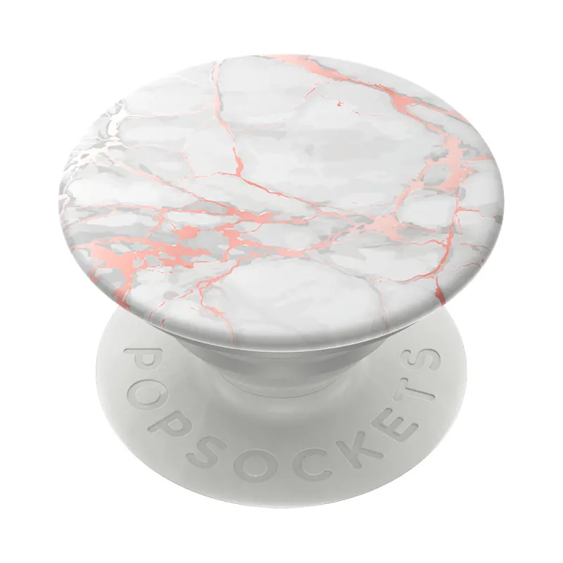 PopSockets PopGrip (Gen2) Rose Gold Lutz Marble
