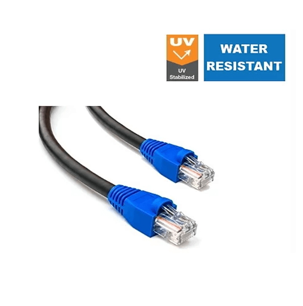 CAT5e Outdoor UV stabilized Pre-made Patch Cable 10m