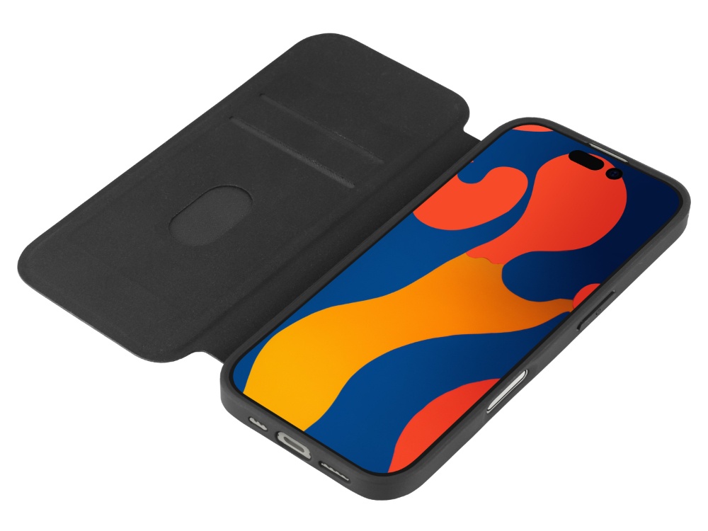 3sixT SlimFolio LTE suits iPhone 16 Pro - Black (RC)